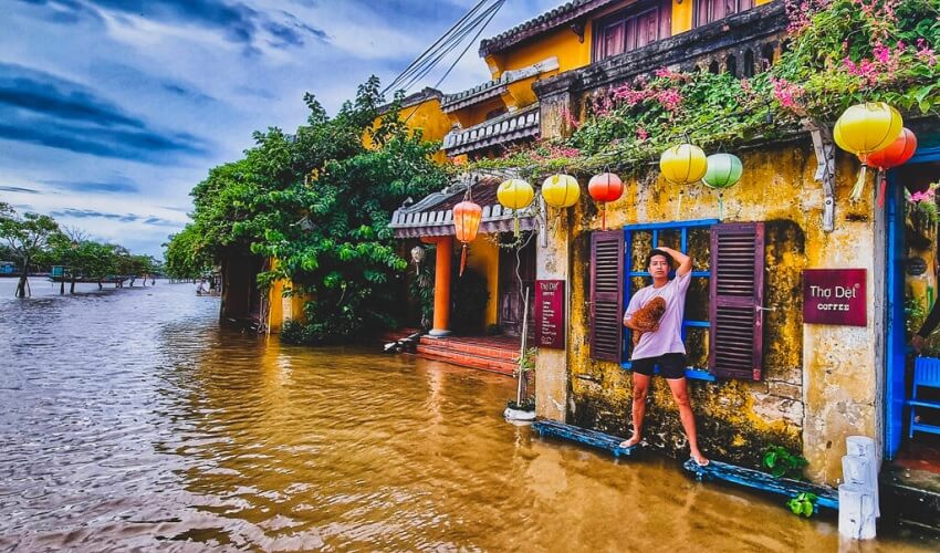 Les inondations sont observées pendant la saison des pluies