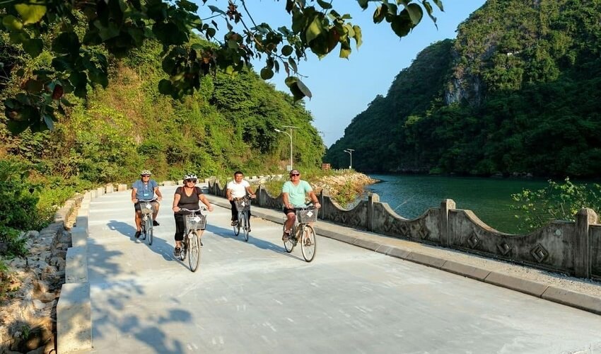 Balade à vélo vers le village pêcheur Viet Hai